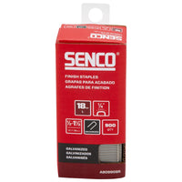 Senco 1/4 in. W X Variety in. L Galvanized Finish Staples 18 Ga. 1000 pk