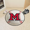 Miami University (OH) Baseball Rug - 27in. Diameter