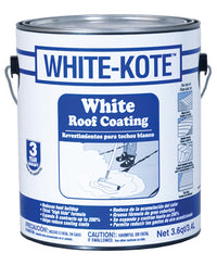 Roof Coating, White Acrylic, 3.6-Qt. (Pack of 4)