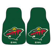 NHL - Minnesota Wild Carpet Car Mat Set - 2 Pieces