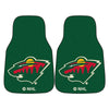 NHL - Minnesota Wild Carpet Car Mat Set - 2 Pieces