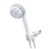 Waterpik PowerSpray White 6 settings Handheld Showerhead 2.5 gpm