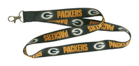 Hillman Green Bay Packers Polyester Multicolored Decorative Key Chain Lanyard (Pack of 6)