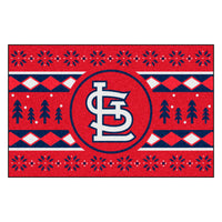 MLB - St. Louis Cardinals (STL) Holiday Sweater Rug - 19in. x 30in.