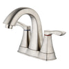 Innova Brushed Nickel Bathroom Faucet 4 in.