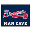 MLB - Atlanta Braves Tomahawk Man Cave Rug - 34 in. x 42.5 in.