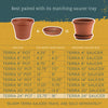 Bloem Terra Terracotta Resin UV-Resistant Round Planter 20.25 H x 24 Dia. in.