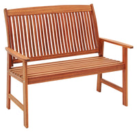 Jack Post  Park Bench  Wood  40.25 in. H x 28.75 in. L x 47.25 in. D