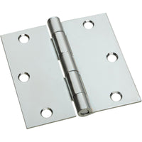 SPB512 3-1/2" SQR Hinge 1/pk - Zinc Plated