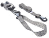 Keeper 1.25 in. W X 8 ft. L Gray Tie Down w/Ratchet 1000 lb 2 pk