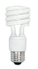 Satco 13 W T2 1.81 in. D X 4.13 in. L CFL Bulb Cool White Spiral 4100 K 4 pk