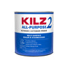 KILZ White Flat Water-Based Acrylic Stain Blocking Primer 1 qt