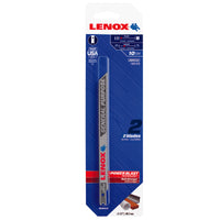 Lenox 5 -1/4 in. Bi-Metal U-Shank Wood, Metal, and Plastic Jig Saw Blade 10 TPI 2 pk