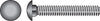 Hillman 5/8 in. X 2 in. L Zinc-Plated Steel Carriage Bolt 25 pk