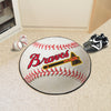 MLB - Atlanta Braves  Retro Collection Baseball Rug - 27in. Diameter - (1946 Boston Braves)