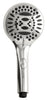 PlumbCraft Chrome Plastic 6 settings Handheld Showerhead 2 gpm