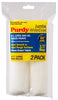 Purdy White Dove Woven Fabric 6.5 in. W X 1/2 in. Jumbo Mini Paint Roller Cover 2 pk