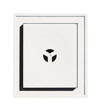 Builders Edge 12-1/8 in. H X 1-5/8 in. L Prefinished White Vinyl Mounting Block