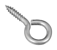 National Hardware 0.16 in. D X 1-5/8 in. L Zinc-Plated Steel Screw Eye 30 lb. cap. 6 pk