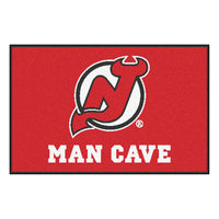 NHL - New Jersey Devils Man Cave Rug - 19in. x 30in.