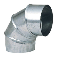 Imperial 10 in. D X 10 in. D Adjustable 90 deg Galvanized Steel Stove Pipe Elbow