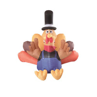 Celebrations 6 ft. Prelit Turkey Inflatable