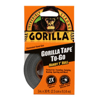 Gorilla 1 in. W x 30 ft. L Black Duct Tape