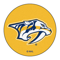 NHL - Nashville Predators Yellow Hockey Puck Rug - 27in. Diameter