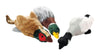 Multipet Assorted Plush Migrator Bird Dog Toy Large 1 pk