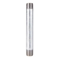 STZ Industries 1/2 in. MIP each X 1/2 in. D MIP Galvanized Steel 6 in. L Nipple