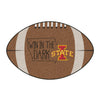 Iowa State University Southern Style Football Rug - 20.5in. x 32.5in.