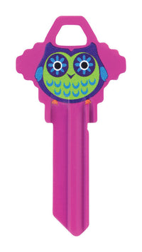 Hillman Wackey Owl House/Office Universal Key Blank Single (Pack of 6).