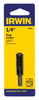 Irwin 1/4 in. X 2 in. L High Carbon Steel Plug Cutter Round Shank 1 pc - Deal of The Week