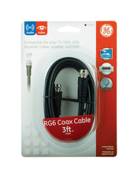 GE 3 ft. Coaxial Cable