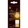 GE A19 E26 (Medium) Filament LED Bulb Amber Warm White 60 Watt Equivalence 1 pk