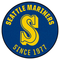 MLB - Seattle Mariners Retro Collection Roundel Rug - 27in. Diameter - (1989)