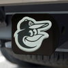 MLB - Baltimore Orioles Black Metal Hitch Cover