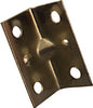 National Hardware 1-1/2 in. H X 3/4 in. W Brass Steel Inside Corner Brace