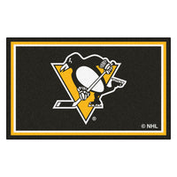 NHL - Pittsburgh Penguins 4ft. x 6ft. Plush Area Rug