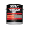 Insl-X White Flat Acrylic Fire Retardant Paint 1 gal