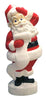 Union Products Red/White Resin Santa Blow Mold Plug-In Christmas Decoration 43 H in.