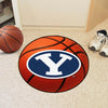 Brigham Young University Basketball Rug - 27in. Diameter