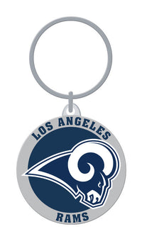 Hillman NFL Metal Silver Key Chain (Pack of 3).