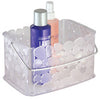 iDesign Pebblz 6.9 in. H X 8.8 in. W Brushed Clear Bath Caddy