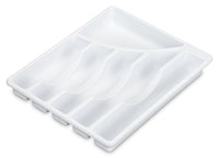 Sterilite  1.88 in. H x 11.88 in. W x 14 in. L White  Plastic  Cutlery Tray