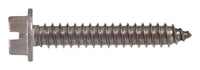 Hillman No. 12 X 1 in. L Slotted Hex Washer Head Sheet Metal Screws 100 pk