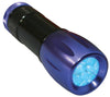 Scorpion 9 LED 54 lm Black/Purple LED UV Flashlight AAA Battery (Pack of 12)