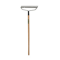 Seymour S300 DuraLite 60 in. 14 Tine Steel Bow Rake Wood Handle