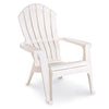 Adams RealComfort White Polypropylene Frame Adirondack Chair