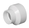 Charlotte Pipe Schedule 40 1-1/2 in. Hub X 2 in. D Hub PVC Reducing Coupling 1 pk